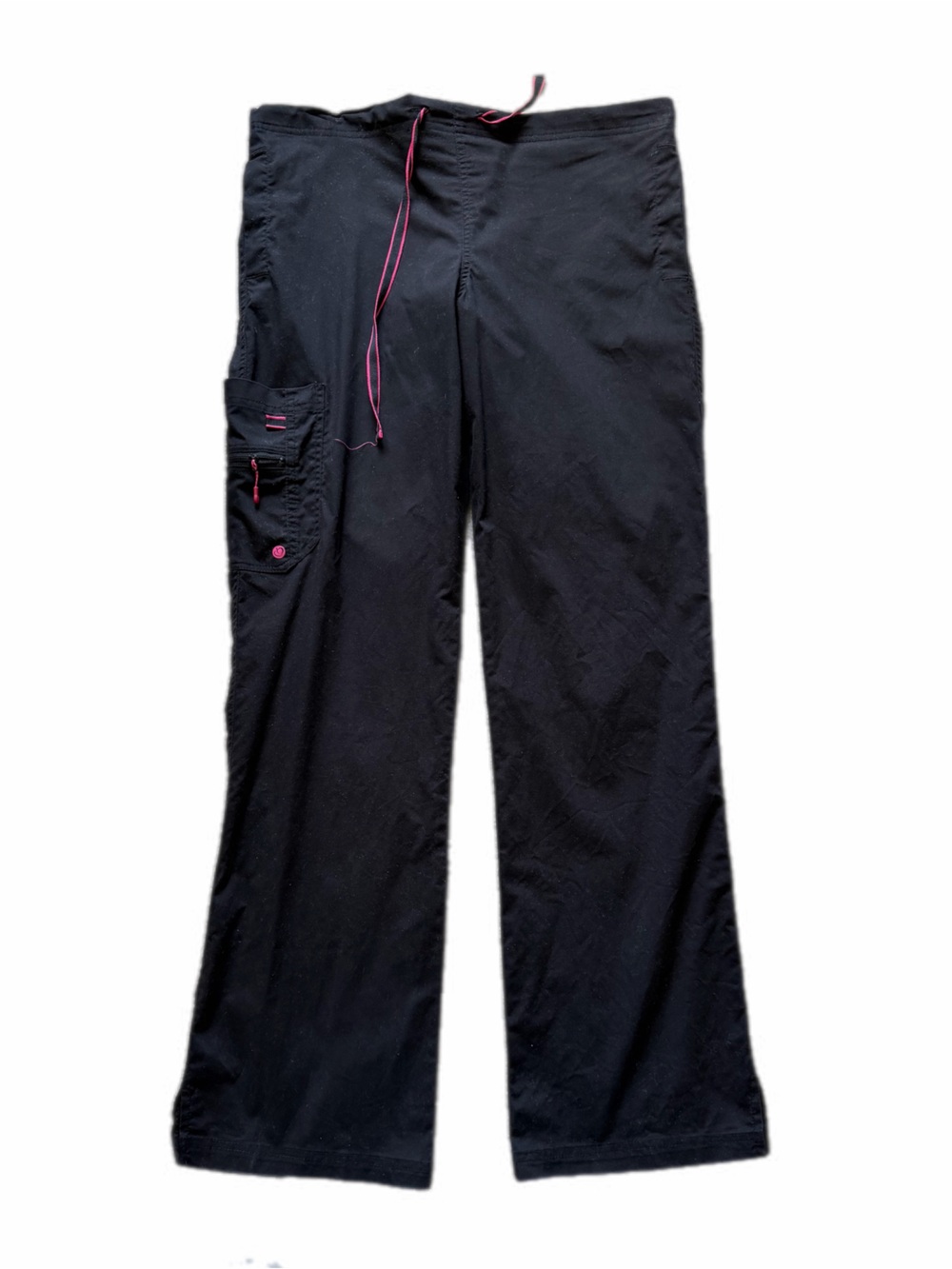 Life is Peachy black medium TALL scrub pants 7670T